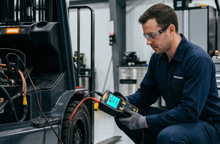 Service en onderhoud van tractiebatterijen
